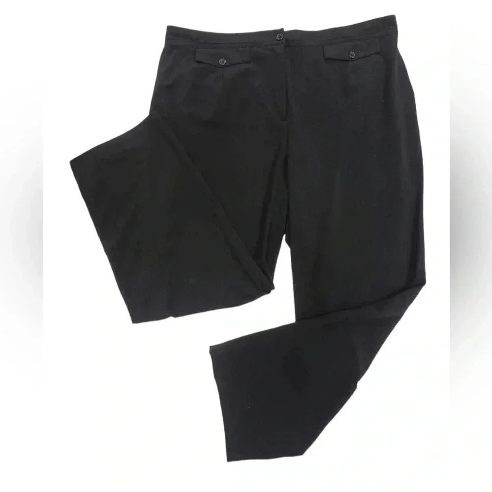 Penningtons Coupe Florence Black Straight Leg Trousers Size 26
